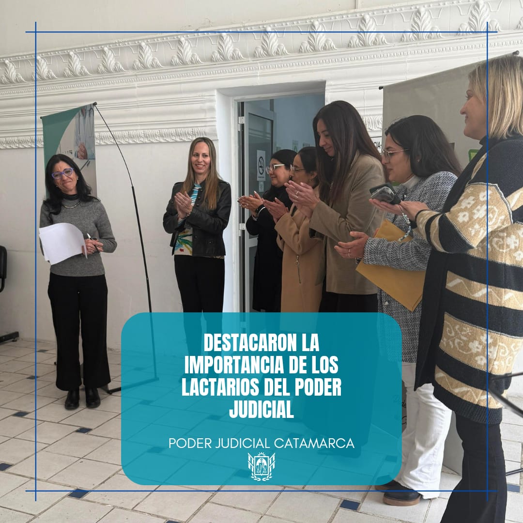Actividad en el lactario del edificio del Centro de Mediación Judicial