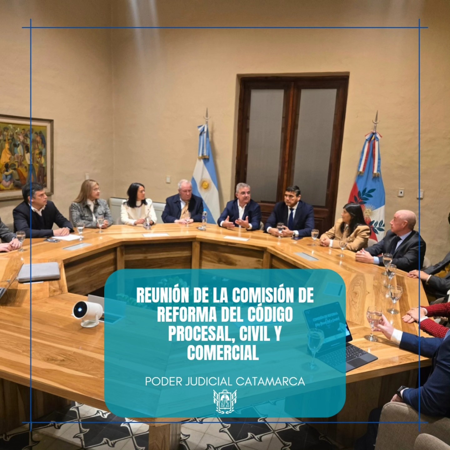 Reunión institucional en Casa de Gobierno junto al Gobernador