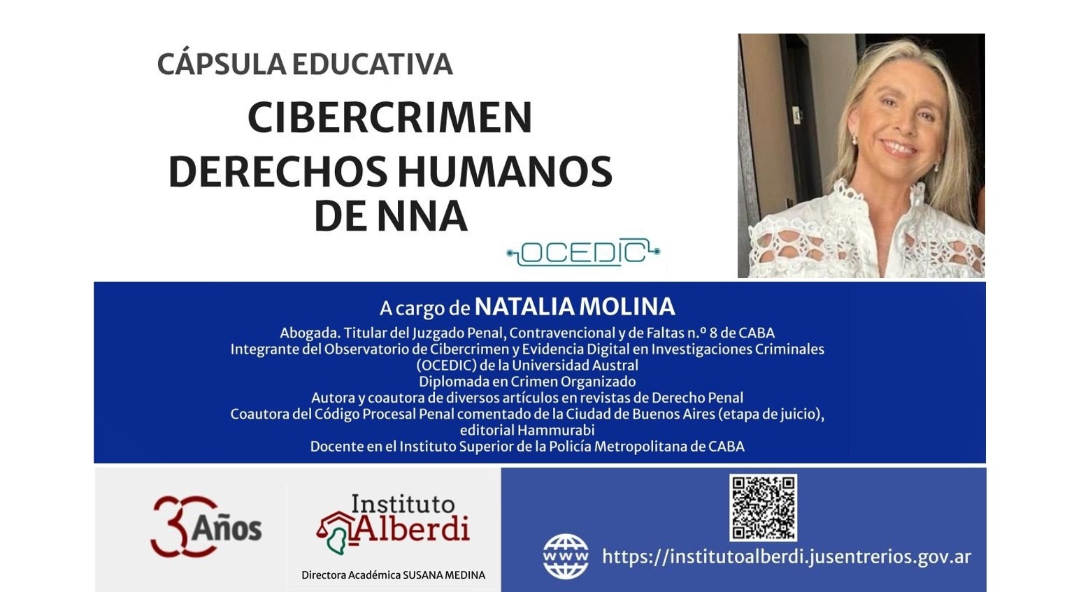 Estará a cargo de Natalia Molina