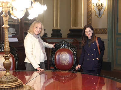 Hilda Kogan y Lucía Avilés Palacios