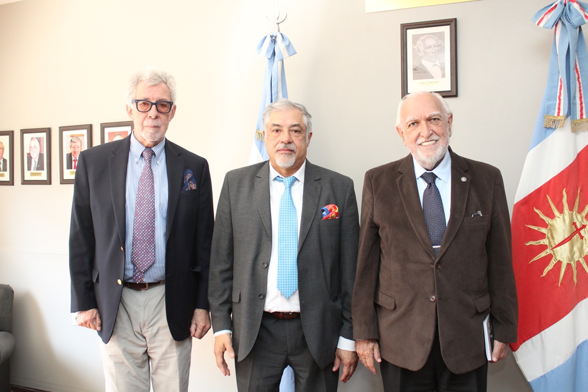 Federico López  Alzogaray, Ricardo Gil Lavedra y Carlos Lugones Aignasse