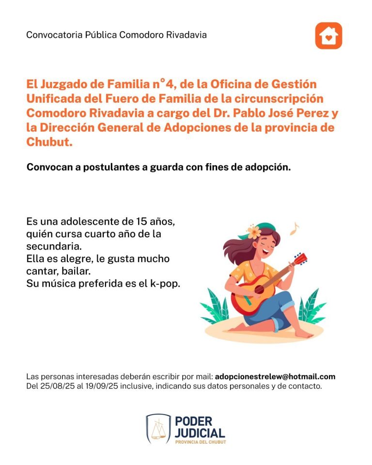 Comodoro: convocatoria publica local