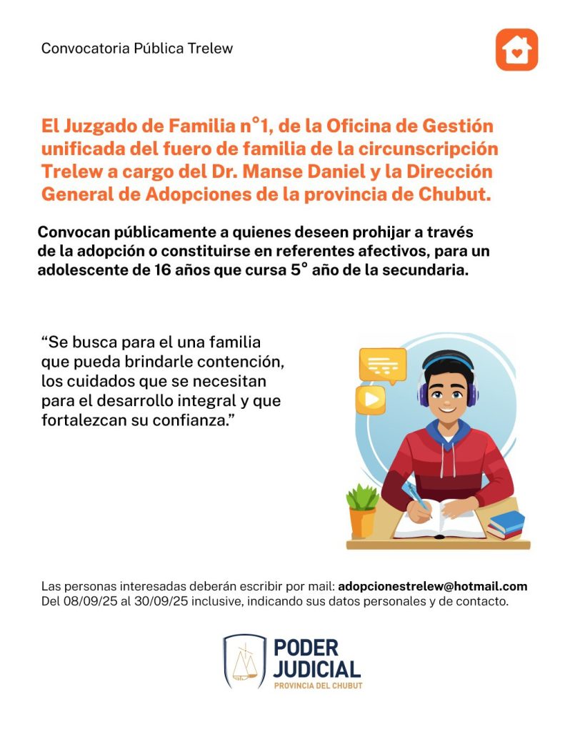 Convocatoria Púbica Local en Trelew