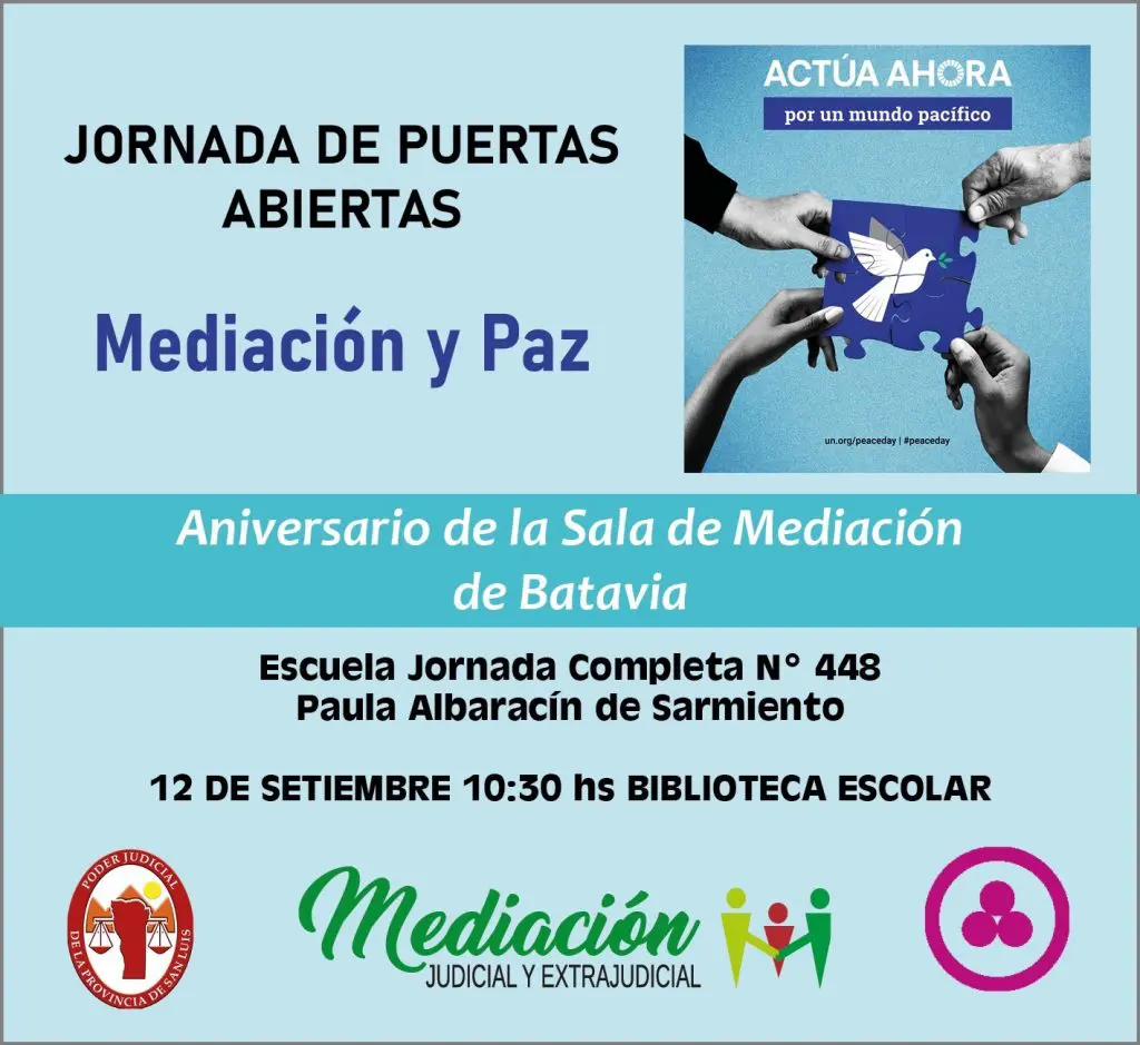 La Sala de Mediación de Batavia funciona desde el 12 de septiembre de 2018