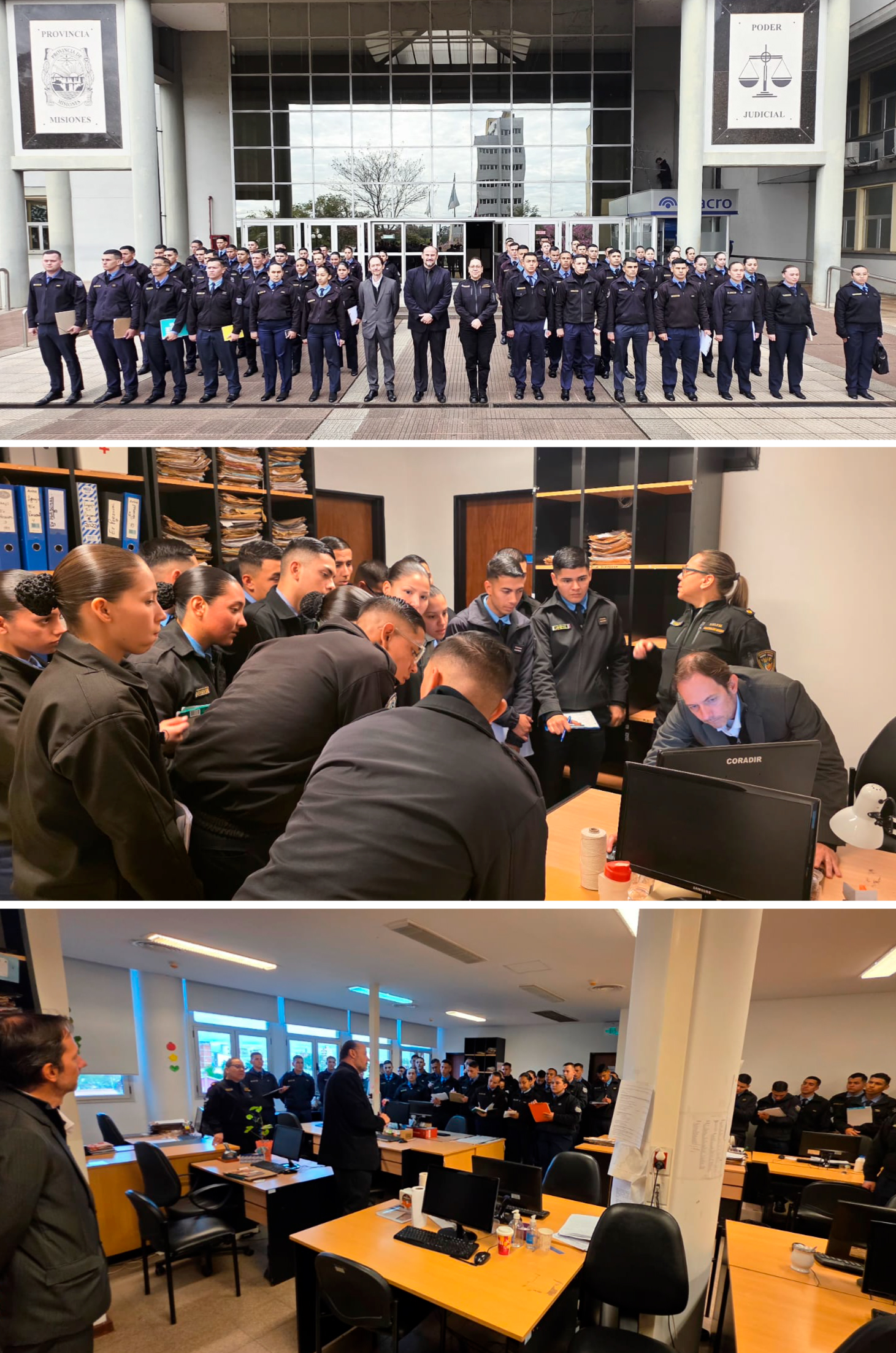 Cadetes de la Universidad de las Fuerzas de Seguridad de la Provincia (UFSPM)