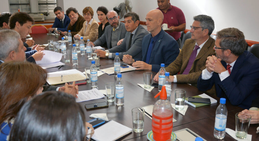 La reunión se llevó a cabo en el Salón “Presidente Raúl Alfonsín”