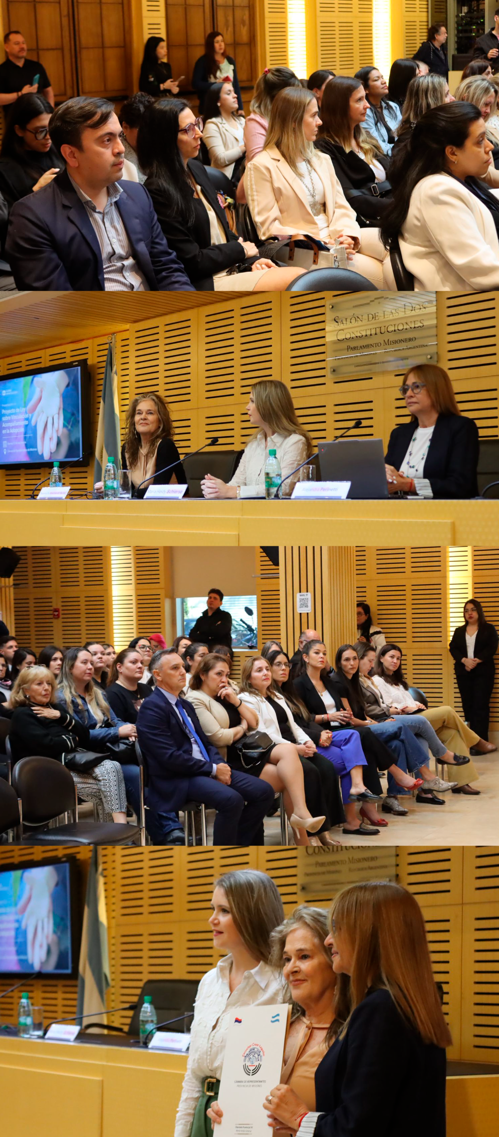 La jornada se realizó en el Salón de las Dos Constituciones 