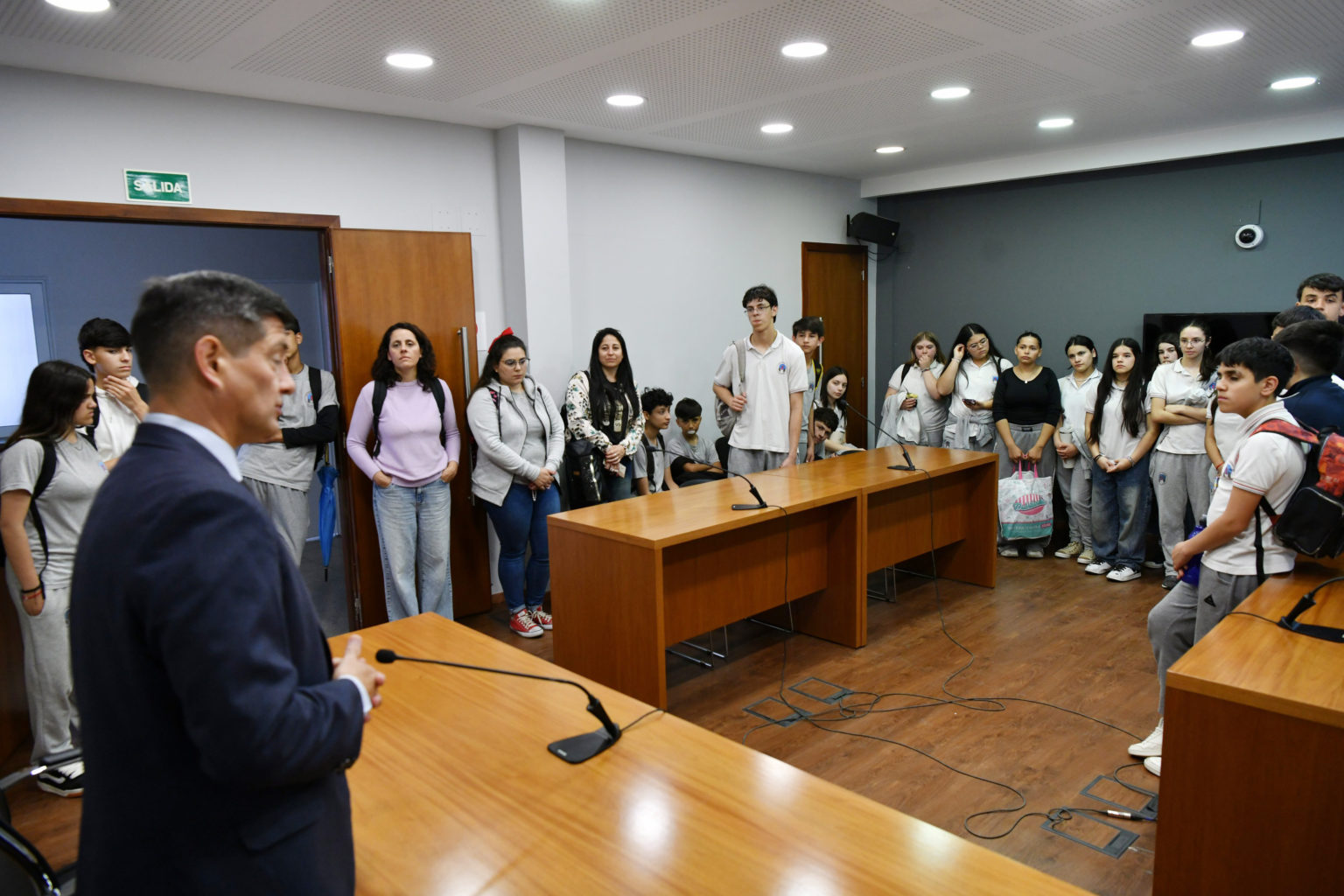 Alumnos de 3er. año del Instituto Privado Nivel Medio D 187 “Jesús el Maestro”
