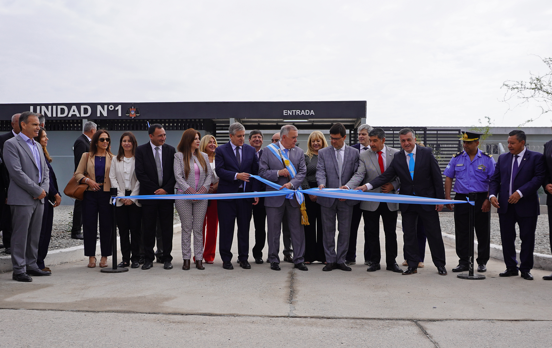 Inauguración del complejo penitenciario de Benjamín Paz