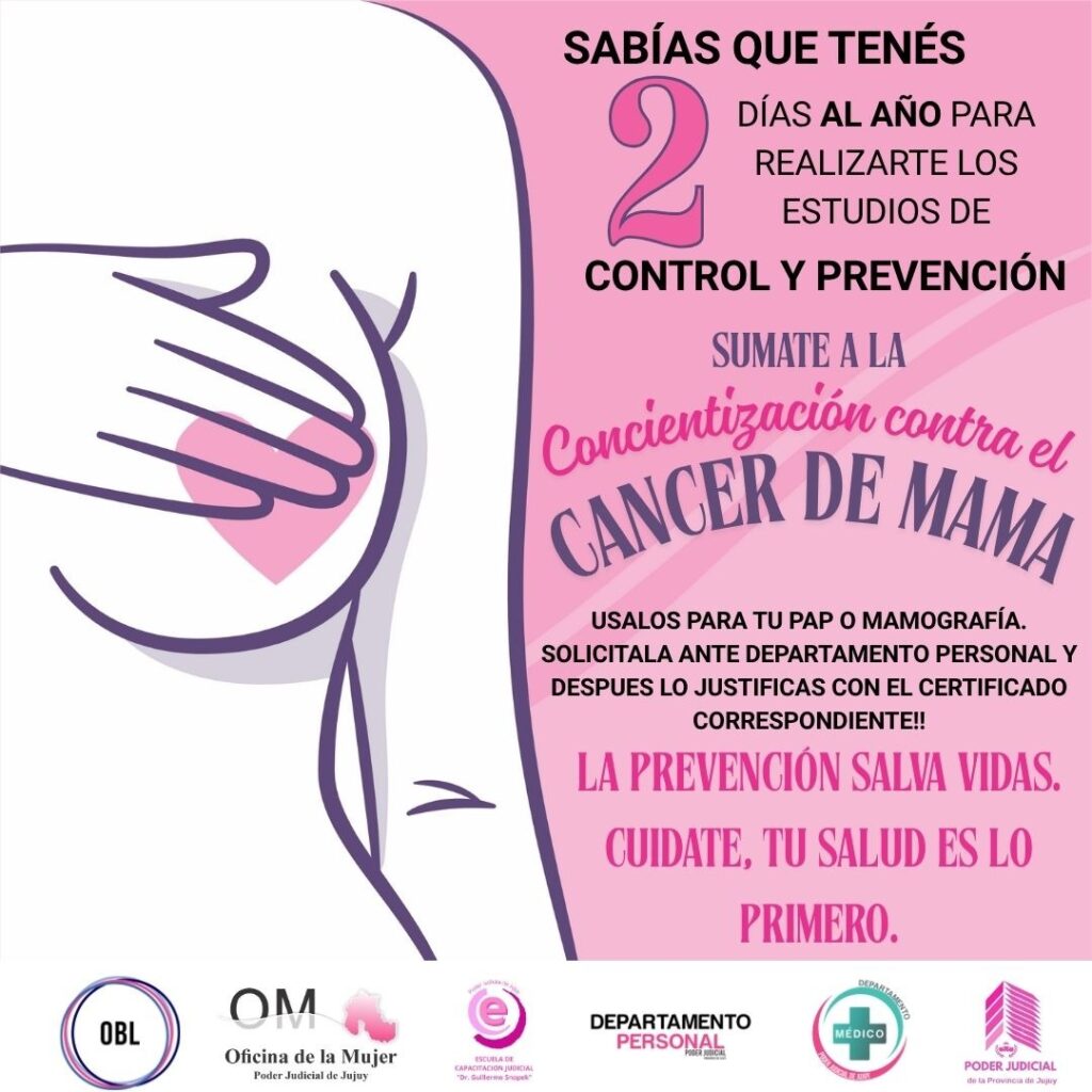 Concientización contra el cáncer de mama