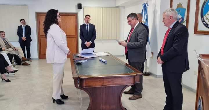 Acto de juramento de Cynthia Mariana Cardozo