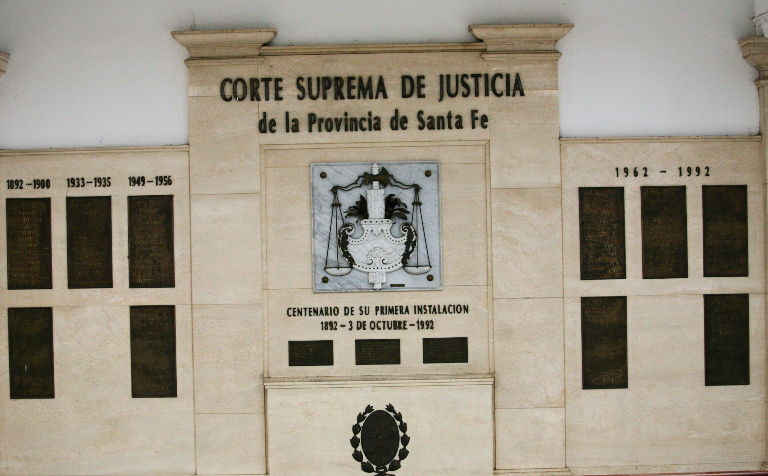 133° aniversario – Instauración de la Corte Suprema