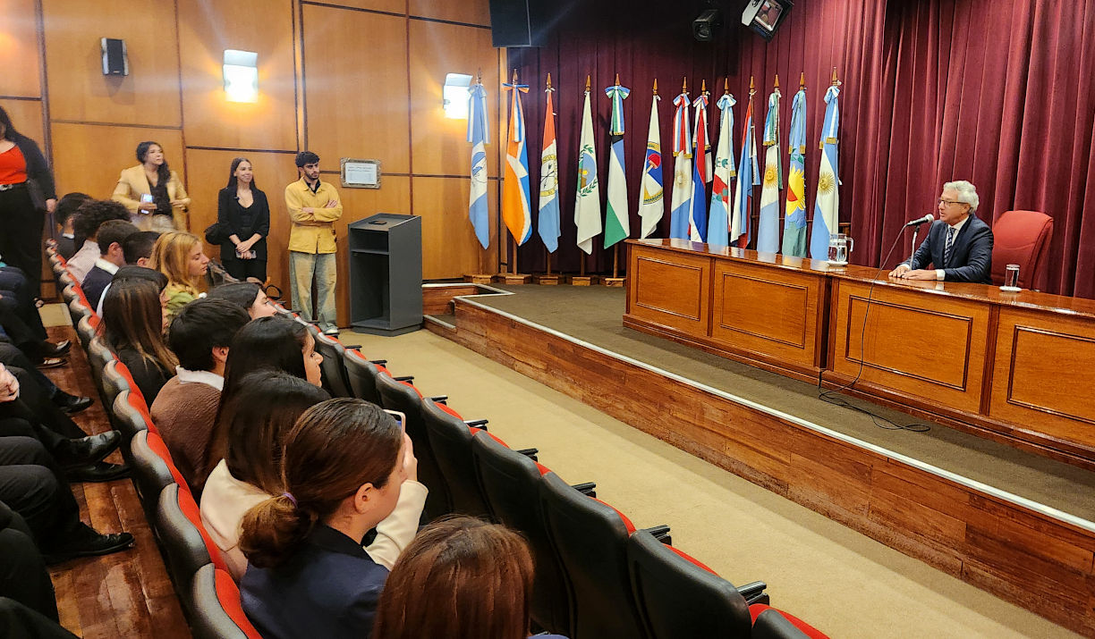 El encuentro se realizó en el Salón Auditorio de la Ciudad Judicial