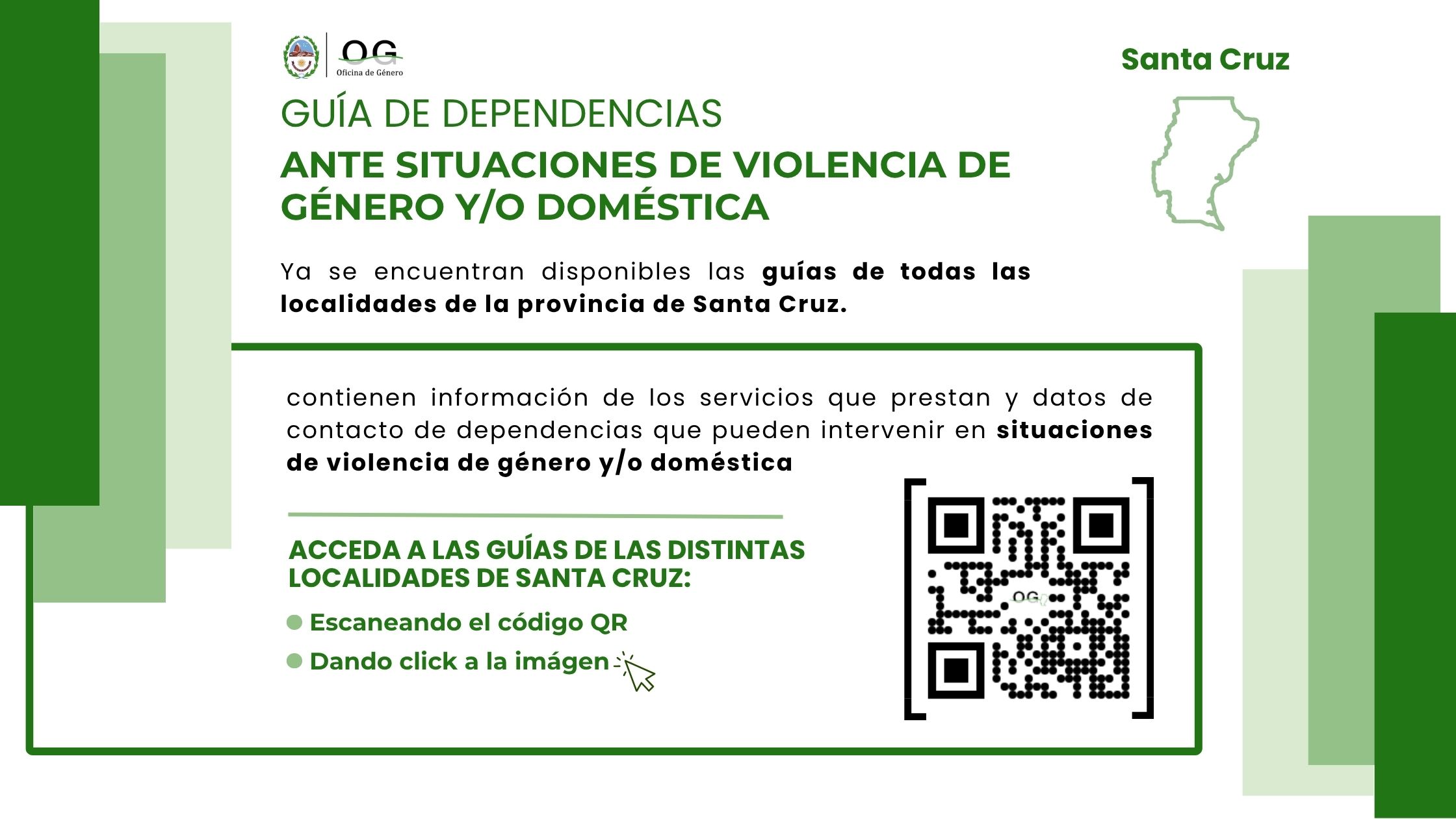 El material está disponible en esta página web y también mediante el código QR