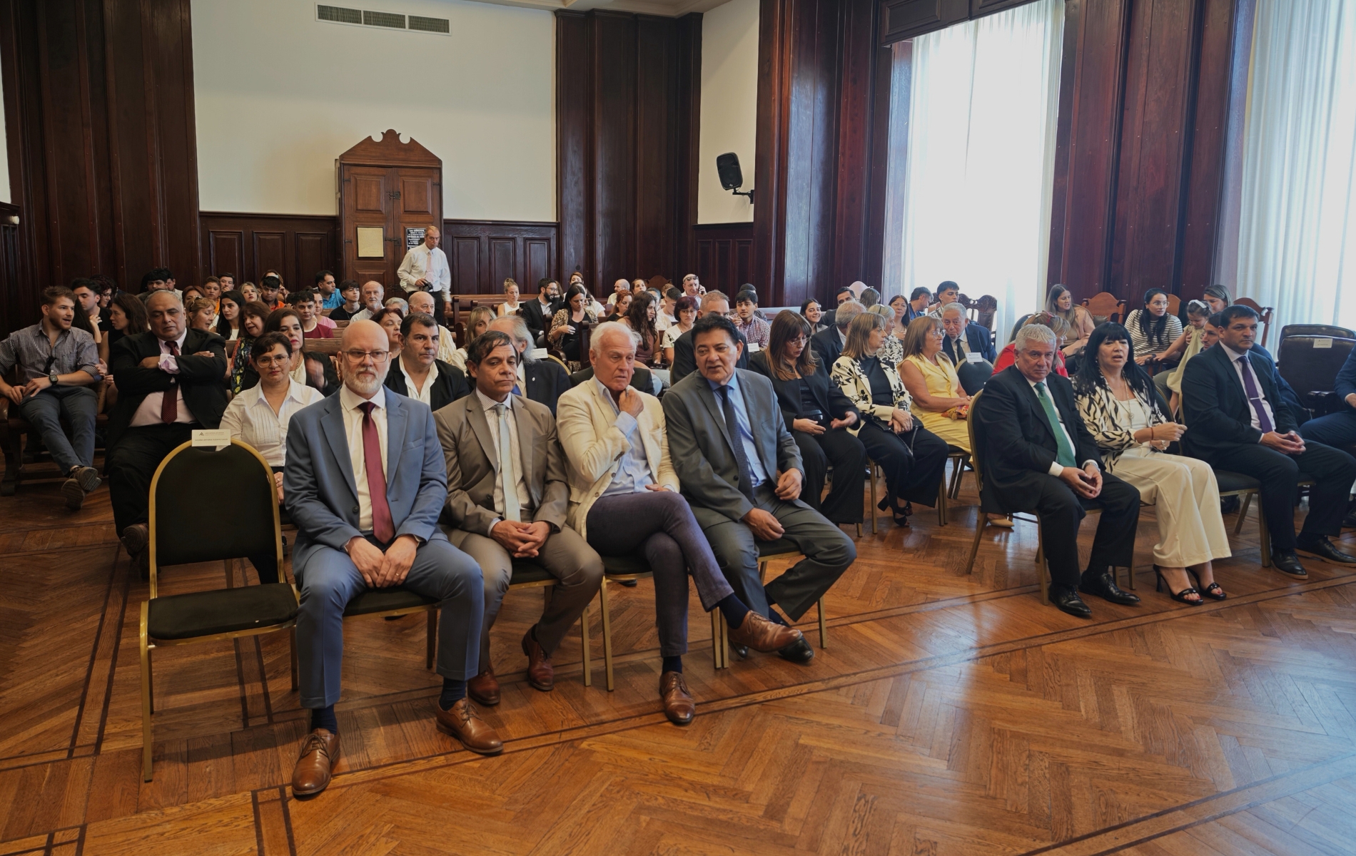 El acto fue realizado en el Salón de Actos del Palacio de Justicia