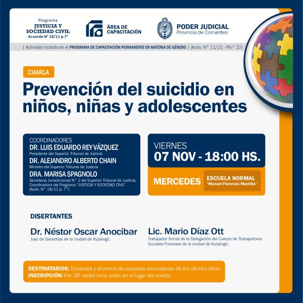 Prevención del suicidio en niños, niñas y adolescentes