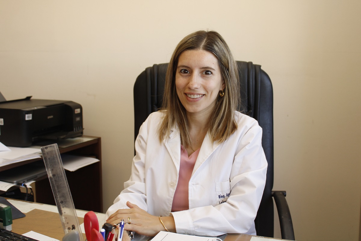 La titular del organismo, Bioq. Agustina Dorigón