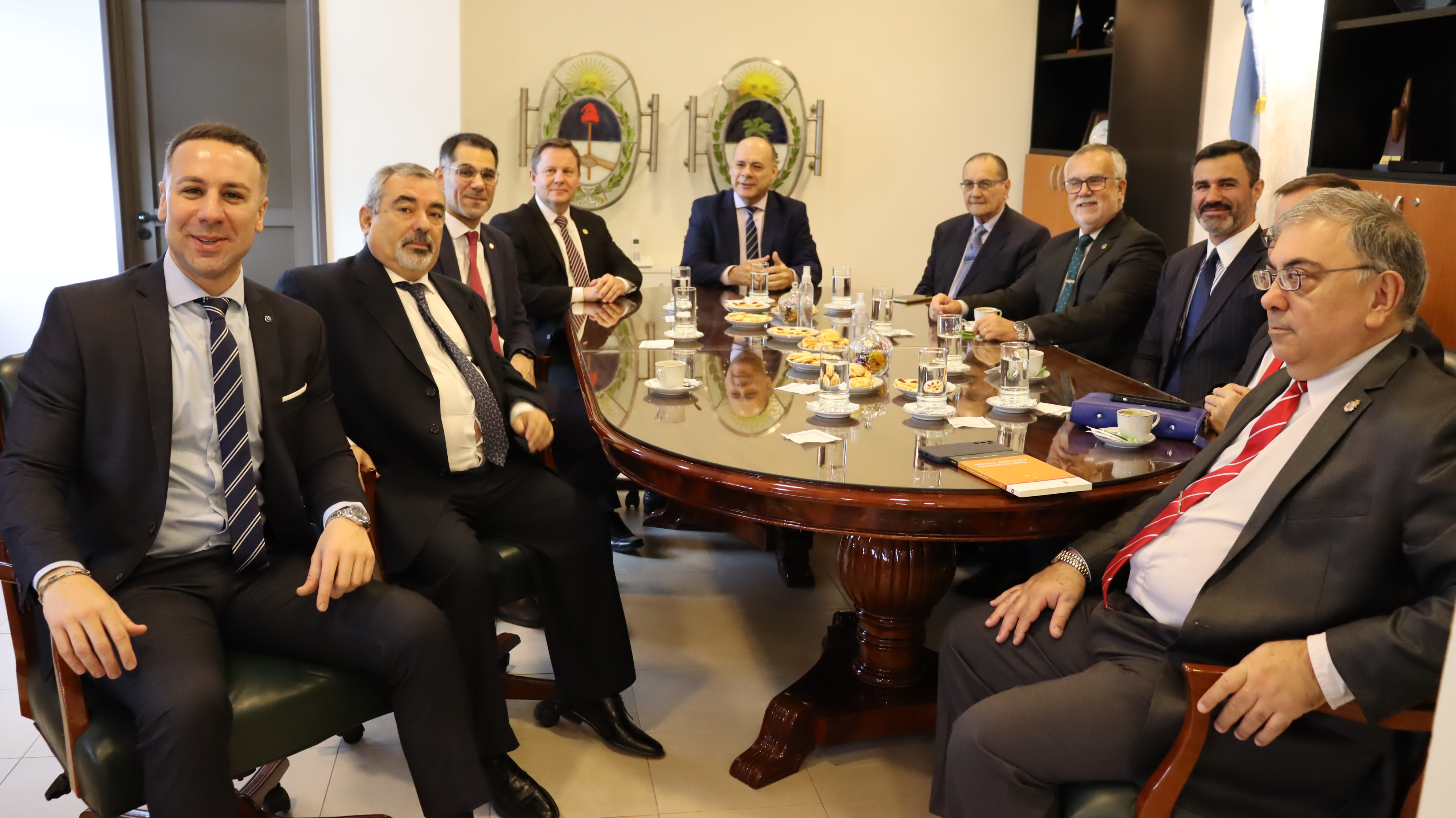 El encuentro se realizó en el Salón de Acuerdos