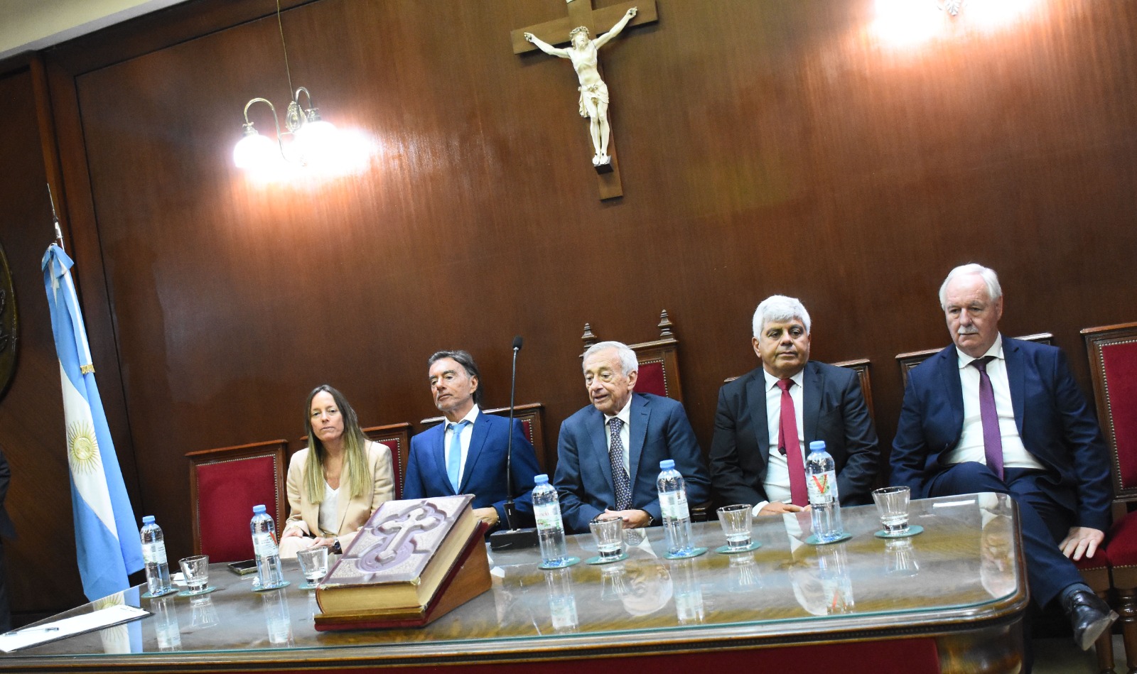 La jura se realizó en el Salón de Actos de la Corte Suprema de Justicia