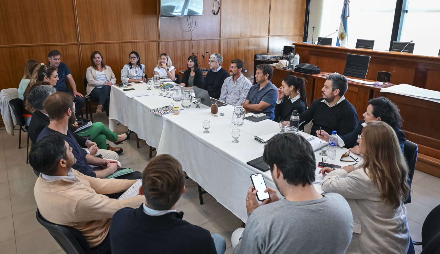 El Arq. Gustavo Aguilera reunió a todas las delegaciones de la provincia