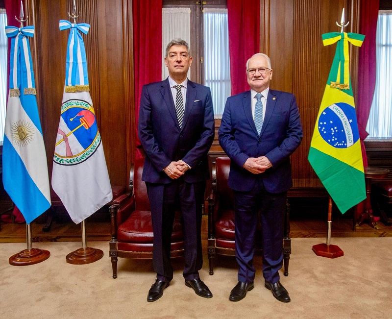  Horacio Rosatti recibió a Luiz Edson Fachin