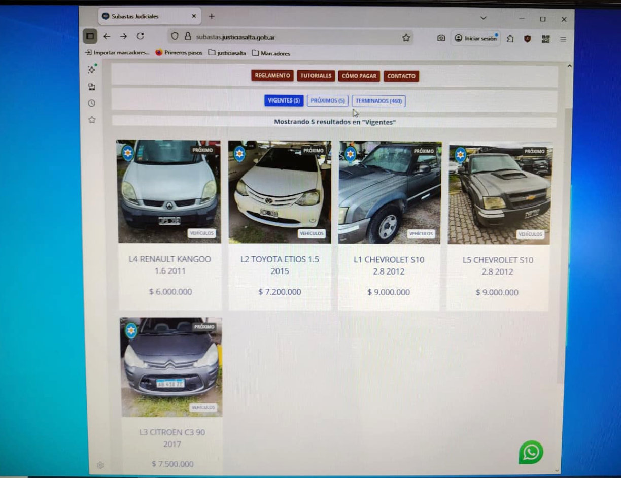 Subasta electrónica