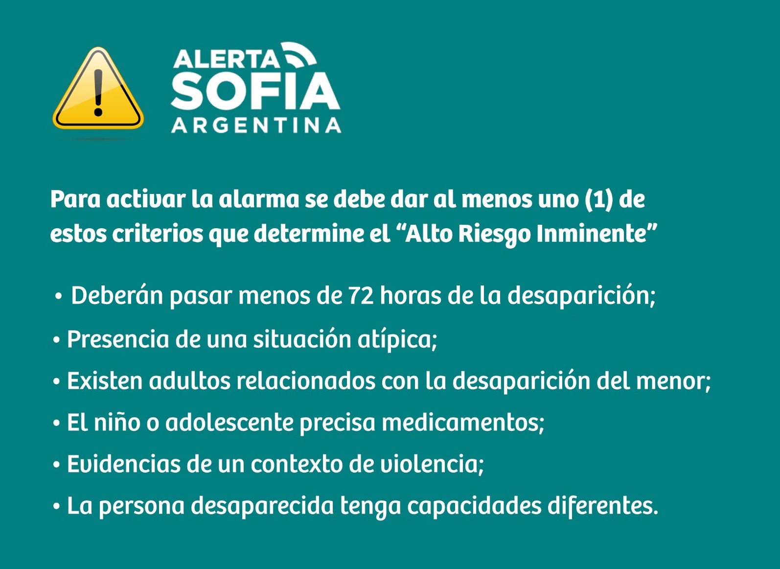 Alerta Sofía