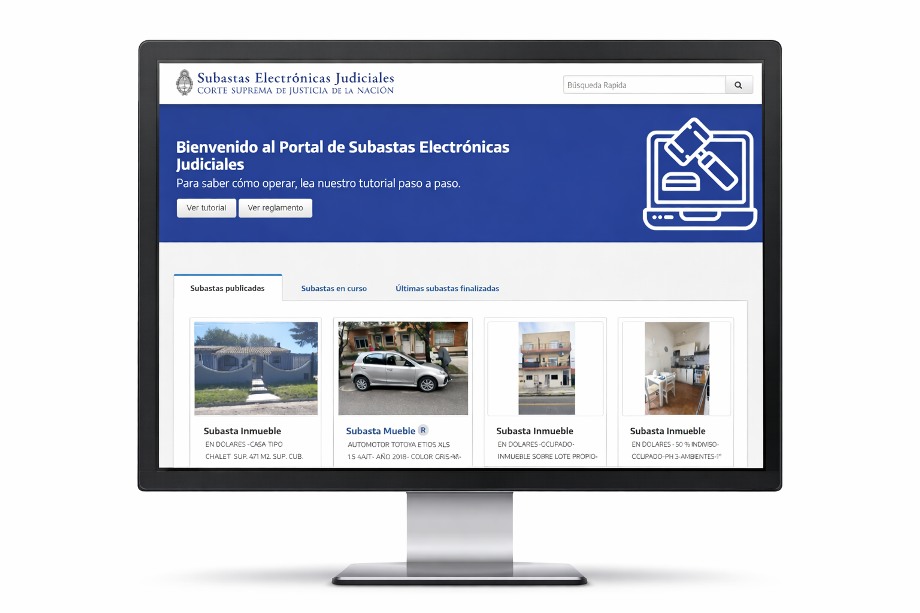Subastas Electrónicas Judiciales
