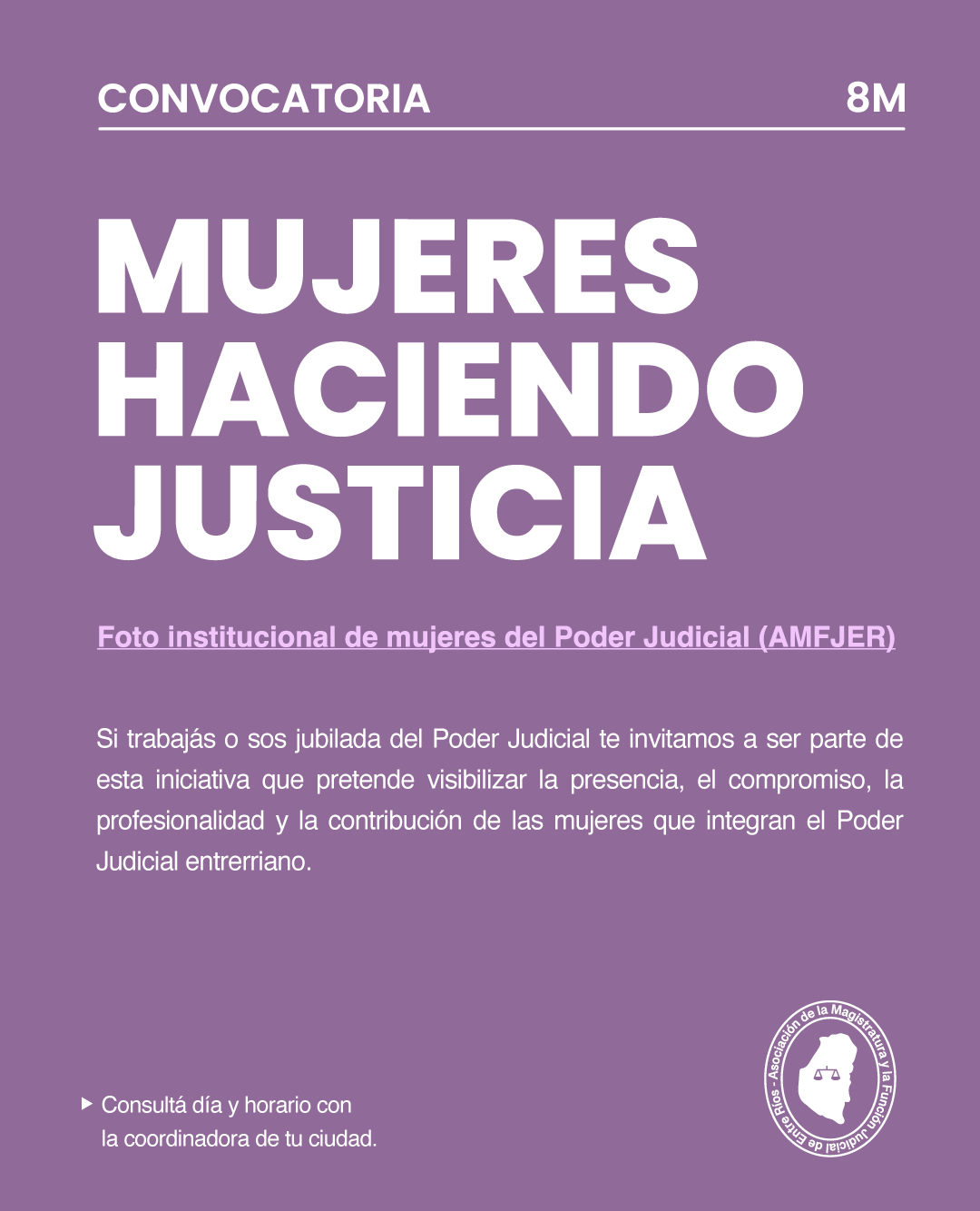 Mujeres haciendo justicia