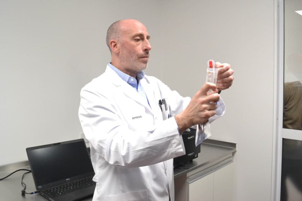 Miguel Marino. Responsable del Laboratorio de Huellas Genéticas