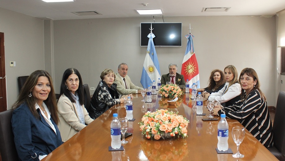 EI presidente del STJ se reunió con miembros de la Cámara de Apelaciones Penal