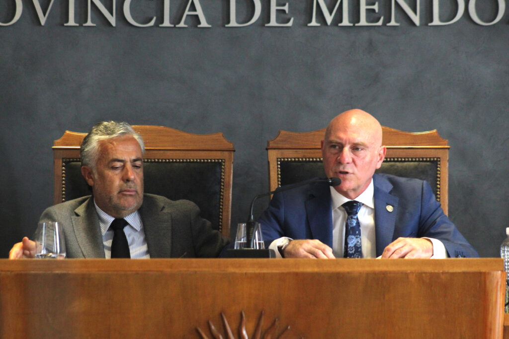 Dalmiro Garay Cueli y el Gobernador Alfredo Cornejo