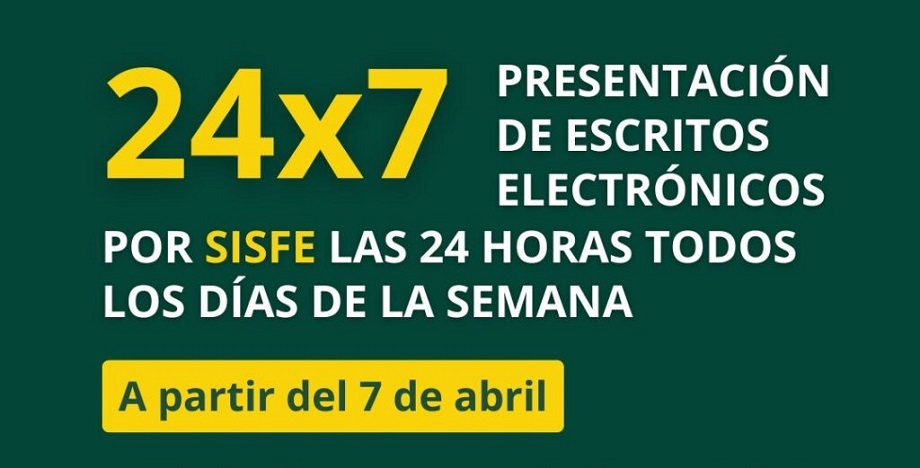 Se amplia el horario para la presentación de escritos judiciales