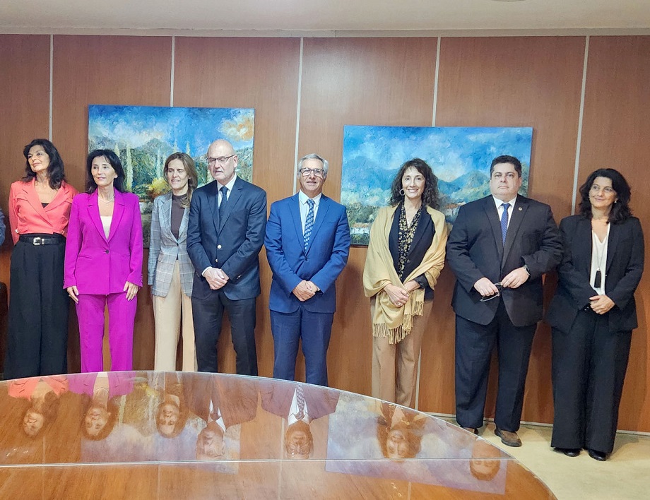 Reunión con el presidente de la Suprema Corte de Buenos Aires