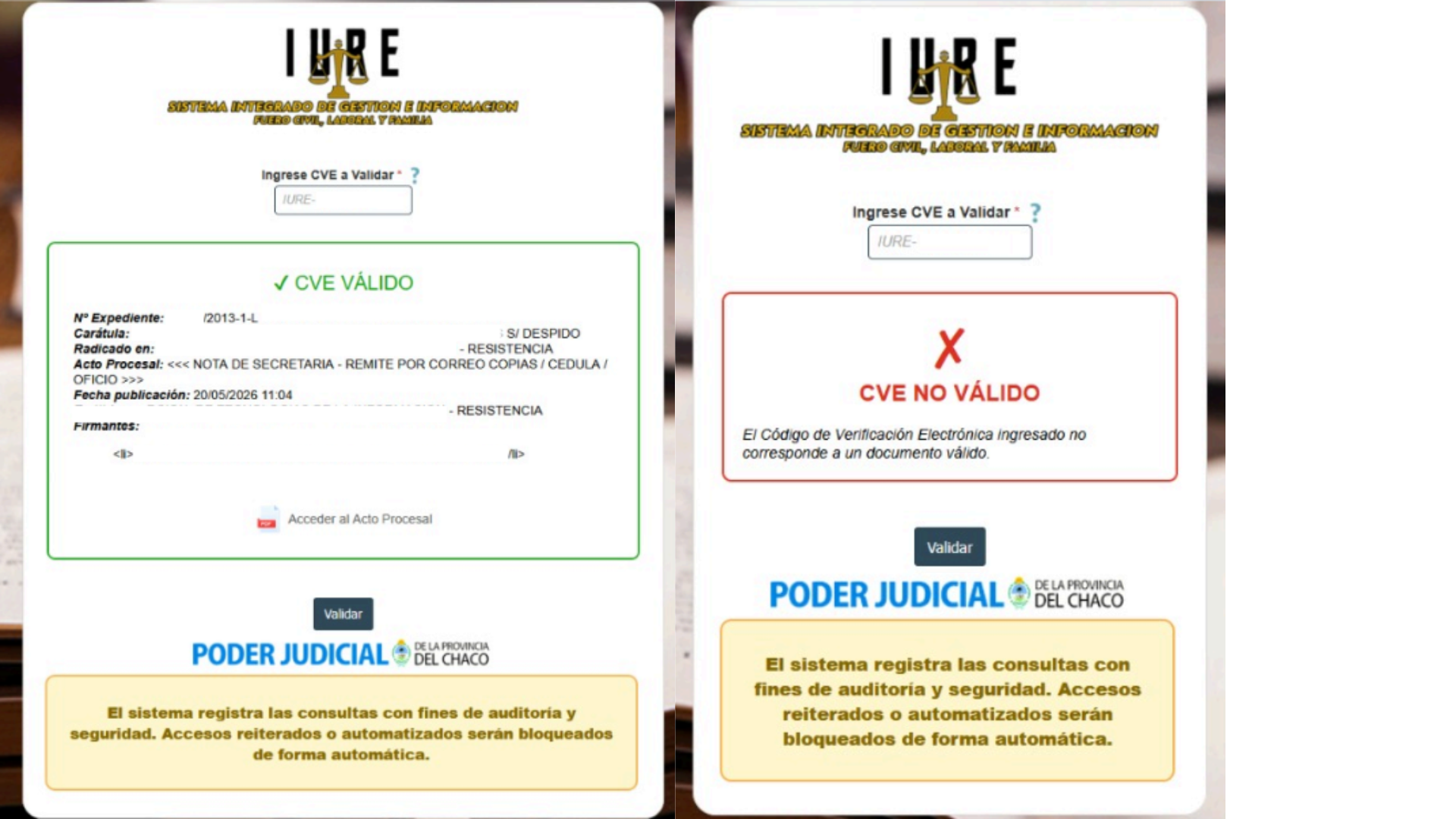 Es una herramienta desarrollada por la justicia provincial