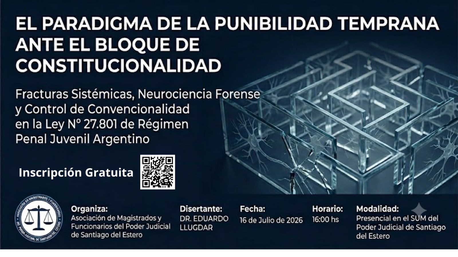 La inscripción es gratuita