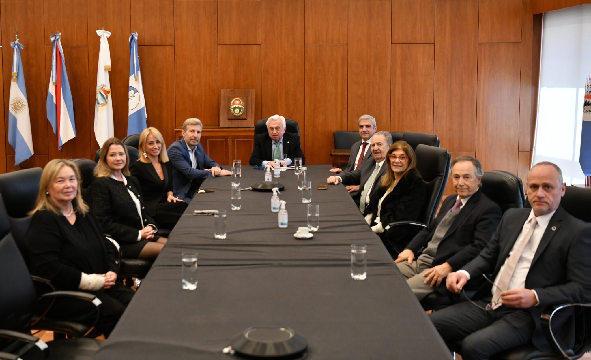 La reunión se efectuó en el Salón de Acuerdos