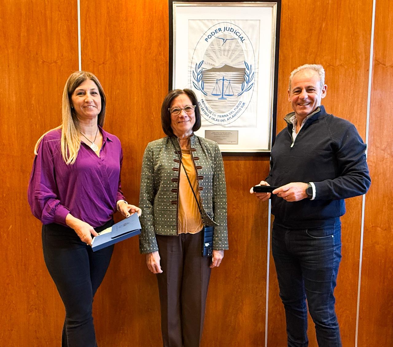 María del Carmen Battaini, Paula Moreno Y Claudio Jacquelin