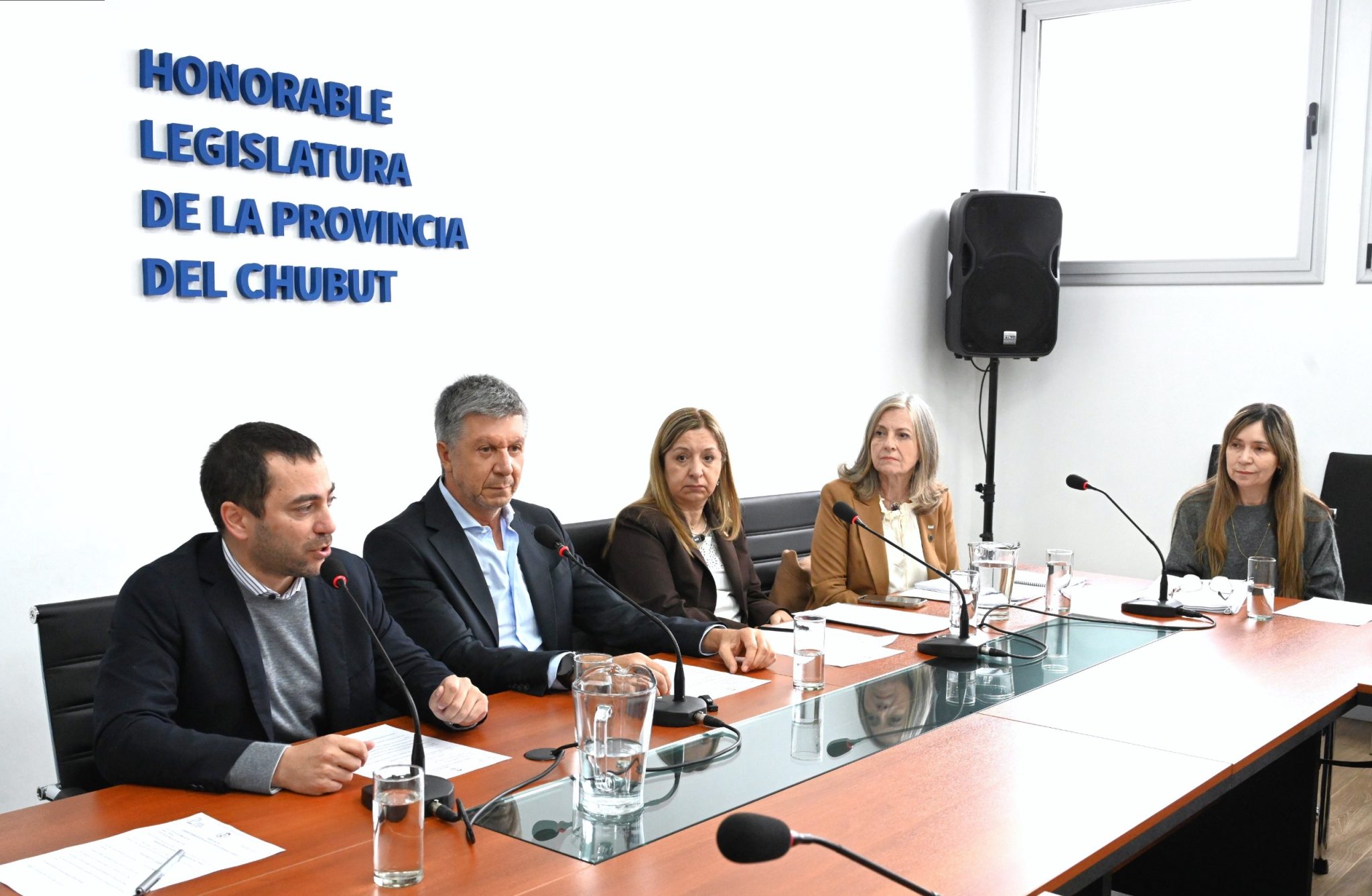 Andrés Giacomone participó de la reunión en la Legislatura