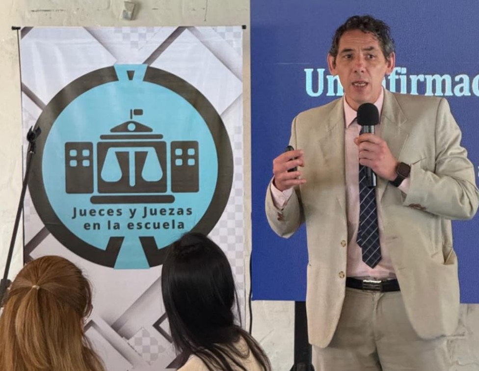 La actividad se realizó en el marco del Programa "jueces y Juezas en la escuela"