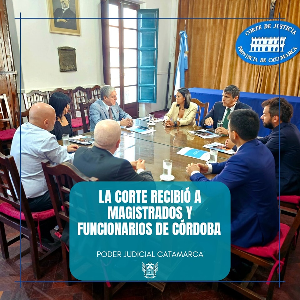 La Corte recibió a magistrados y funcionarios de Córdoba.
