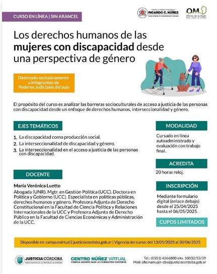 Cursado en línea autoadministrado y evaluación con trabajo final