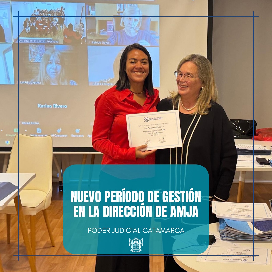 La ministra Fabiana Edith Gómez asumió en la dirección de AMJA