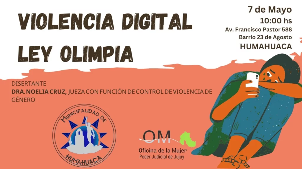 Capacitación sobre Violencia digital. Ley Olimpia