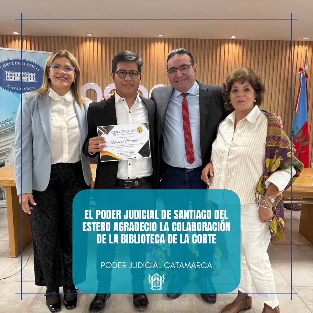 El certificado de agradecimiento fue recibido por el programador Nadir Morales