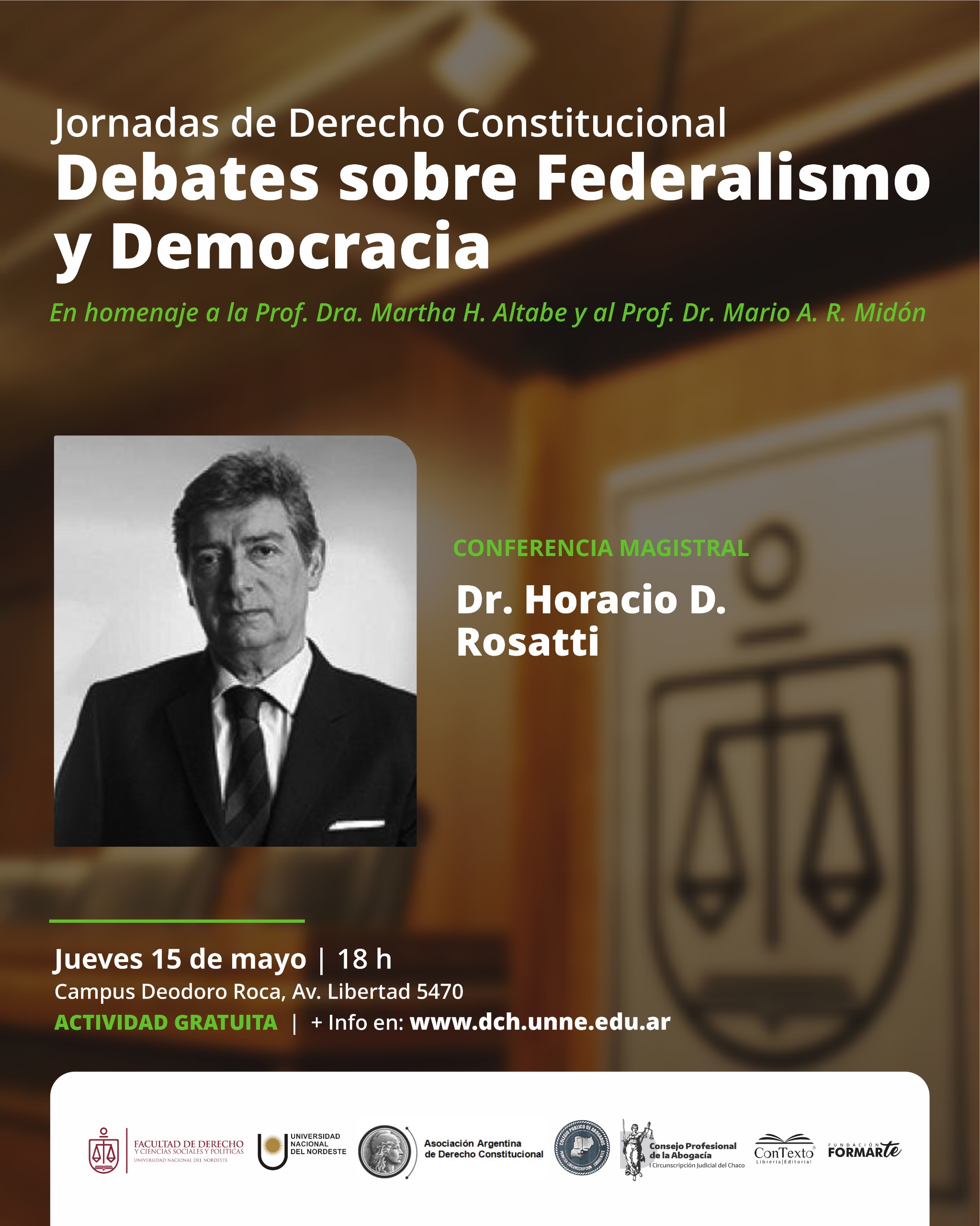 Conferencia Magistral de Horacio Rosatti