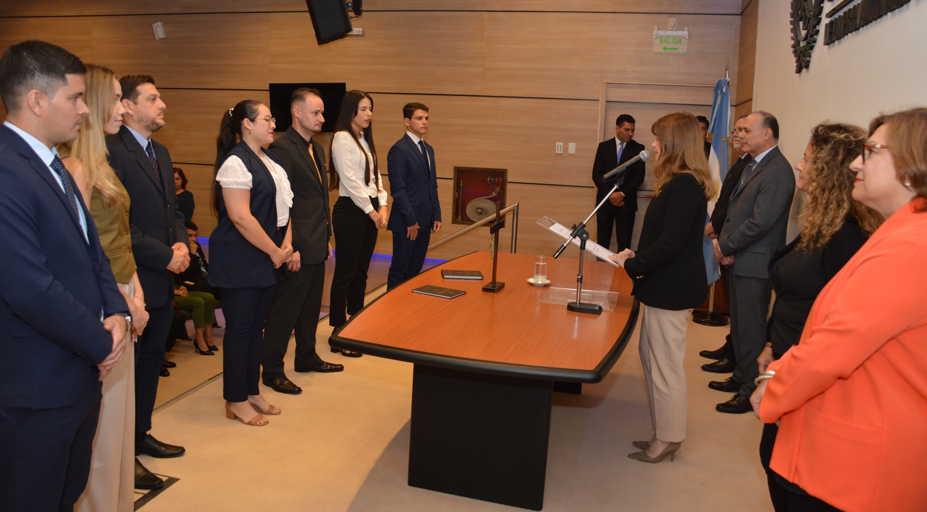 Acto en el salón auditorio