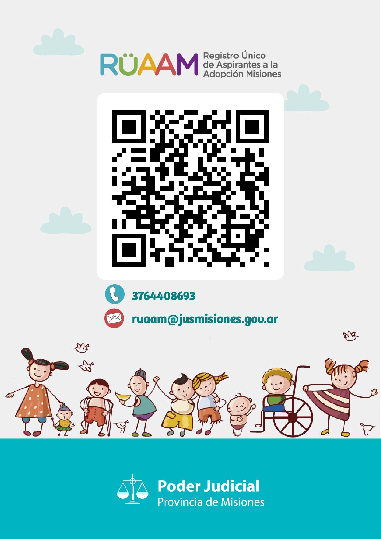 Código QR para acceder a la página de Adopción