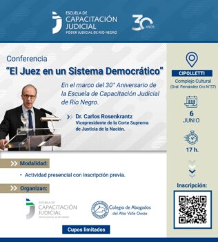 “El juez en un sistema democrático”