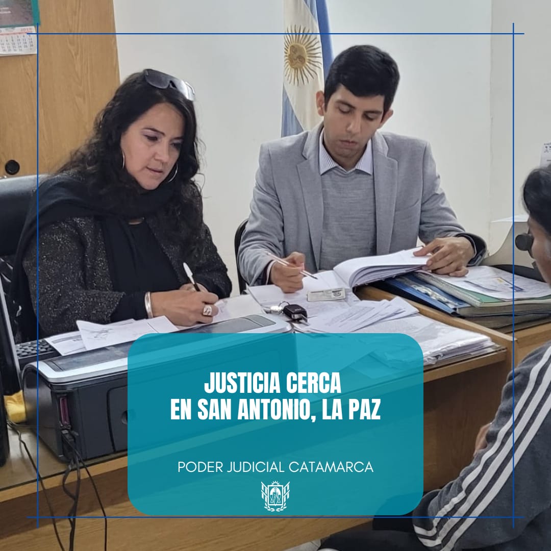 Visita al juzgado de paz de San Antonio